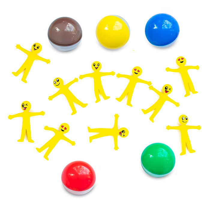 Игрушки в капсулах 34 мм &quot;Желтый человечек&quot;