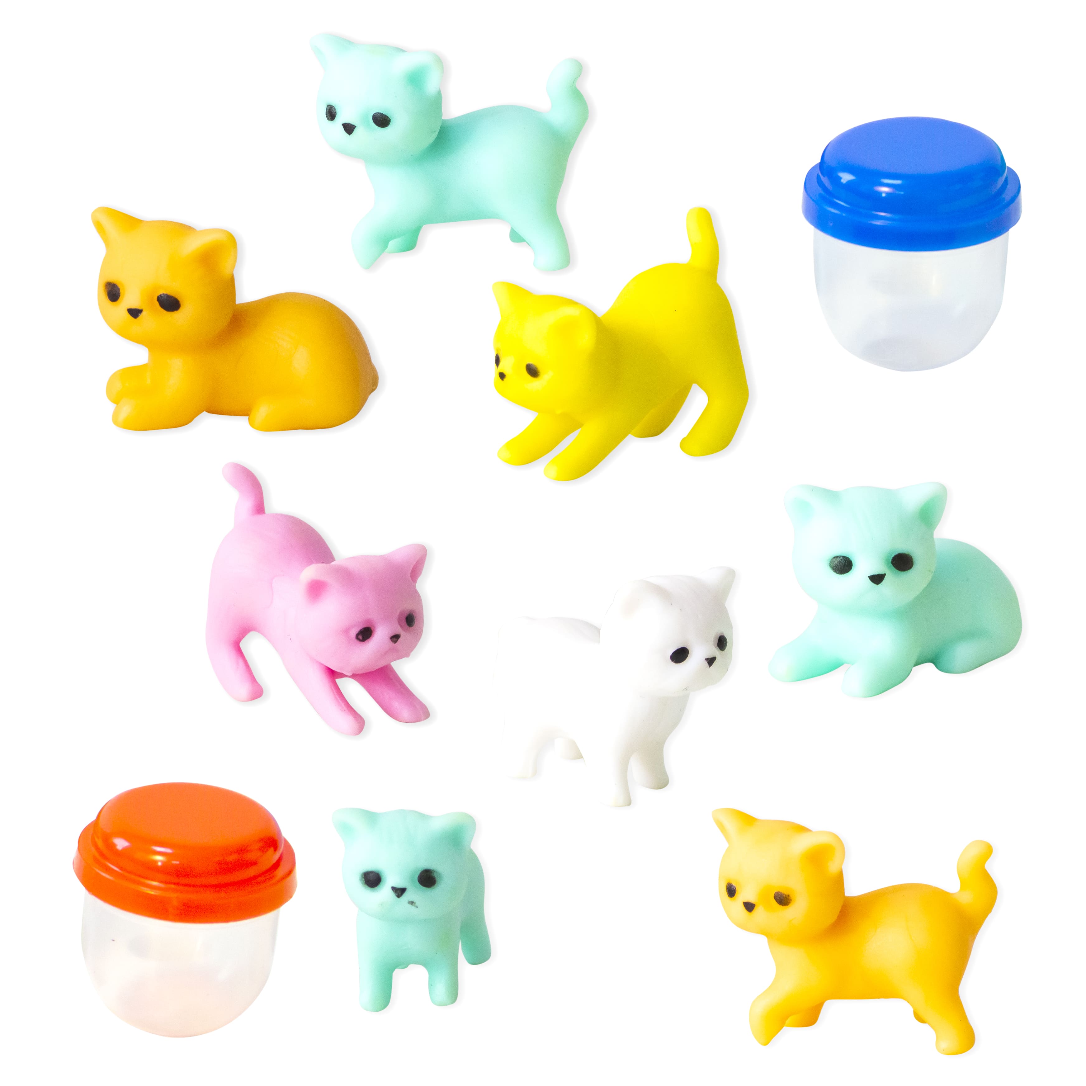 Игрушки в капсулах 28 мм &quot;Разноцветные котята&quot;