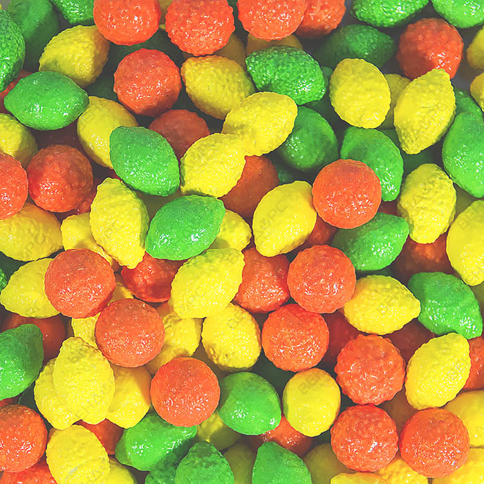 Фигурная жевательная резинка Zed Candy 23 мм &quot;Цитрусы&quot;