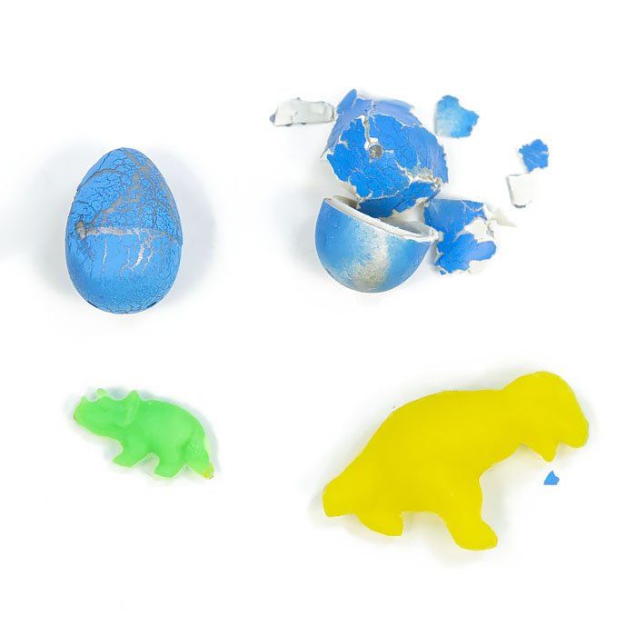 Игрушки для капсул  Динозавры в яйце Растишка 