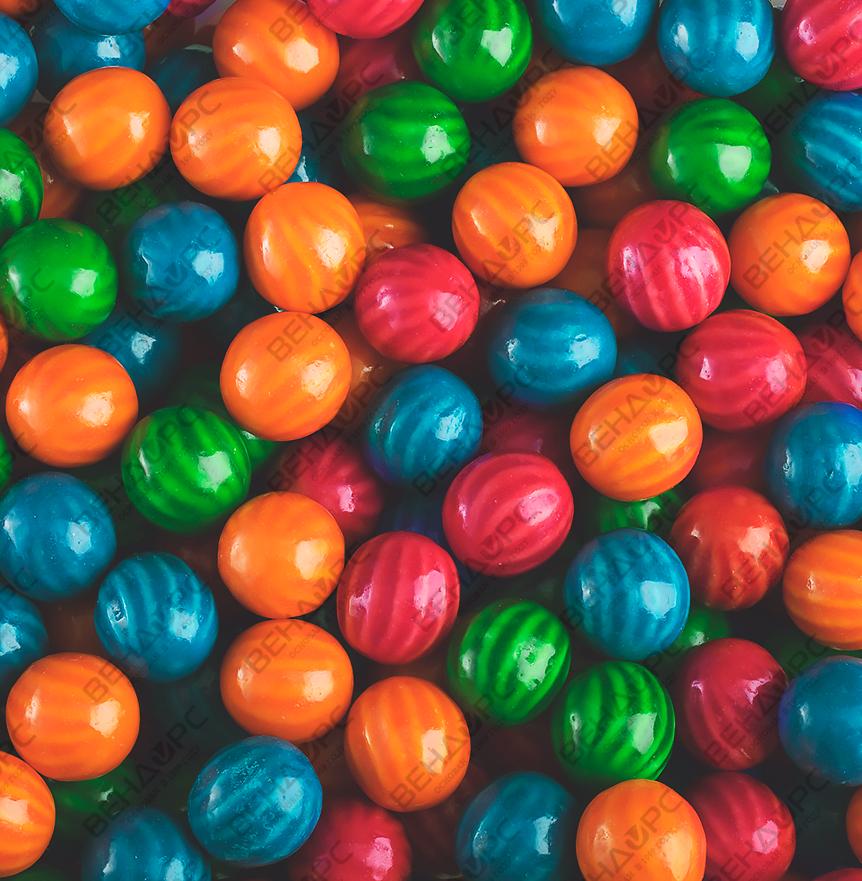 Жевательная резинка Zed Candy 27 мм &quot;Арбузный фестиваль&quot;