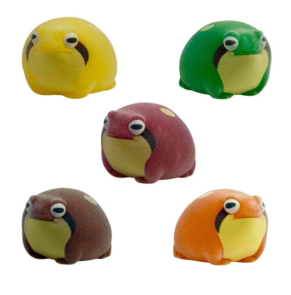 Игрушка в капсулах 75 мм "Семья пищащих жабок"