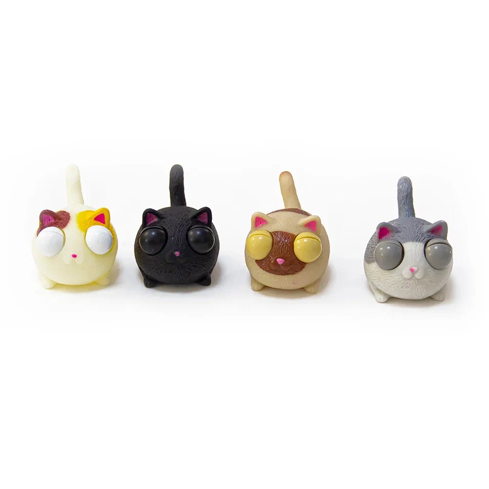Игрушки в капсулах 75 мм &quot;Коты пучеглазики&quot;