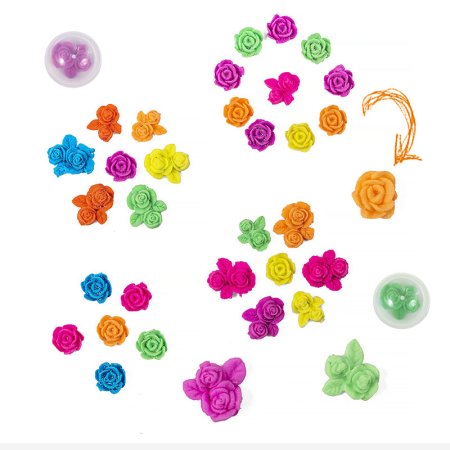 Игрушки в капсулах 28 мм "Цветы-растишки" 