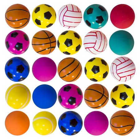 Мячи-прыгуны 25 мм для торговых автоматов "Спортивные мячики"