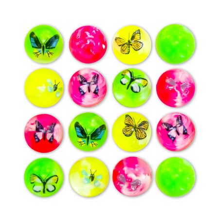 MIX GH45-12-10 "Бабочки 3D"  (20 шт./уп.)