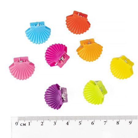 Игрушки в капсулах 28 мм "Разноцветные заколочки" 