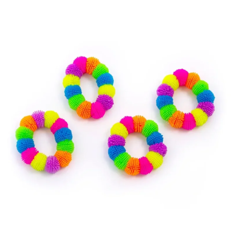 2266G-45 "Браслет тянучка "Радуга" в капсулах 45 мм (50 шт./уп.)