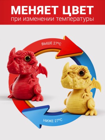 PTN2118 Игрушки "PROSTO Термоцветные драконы"