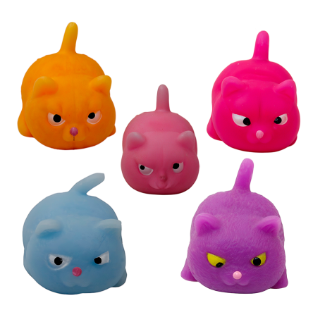 2365G "Коты сквиши" (50 шт./упак)