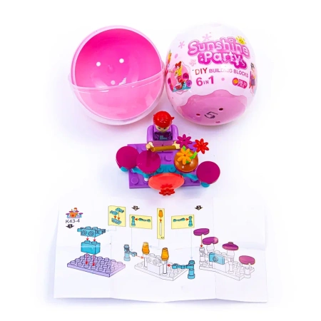 ЧЗ 2234GX Игрушки Конструкторы "Пляжная вечеринка" (12 шт/упак)