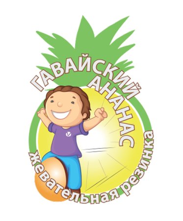 Гавайский ананас наклейка (OAK Leaf)