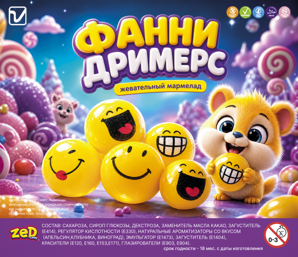 Жевательные конфеты "Фанни Дримерс"