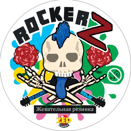 РокерZ наклейка (ZED)