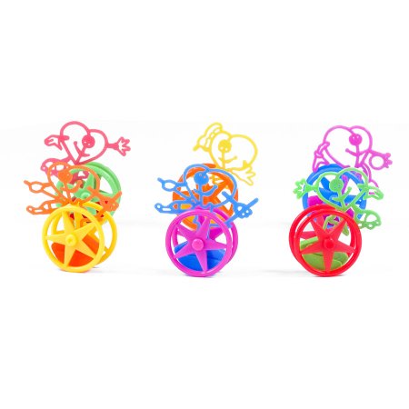 Игрушки для капсул 45 мм " Сказочные существа на колесике"