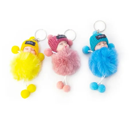 2238G-75 "Меховые куколки-брелоки" в капсулах 75 мм (12 шт./уп.)