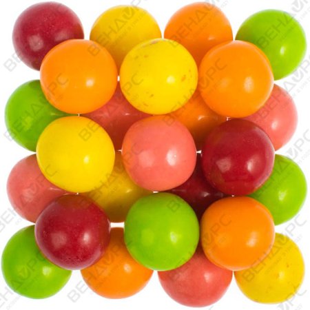 Жевательная резинка для механических торговых автоматов