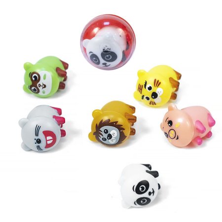 Игрушки в капсулах 34 мм "Зверюшки"