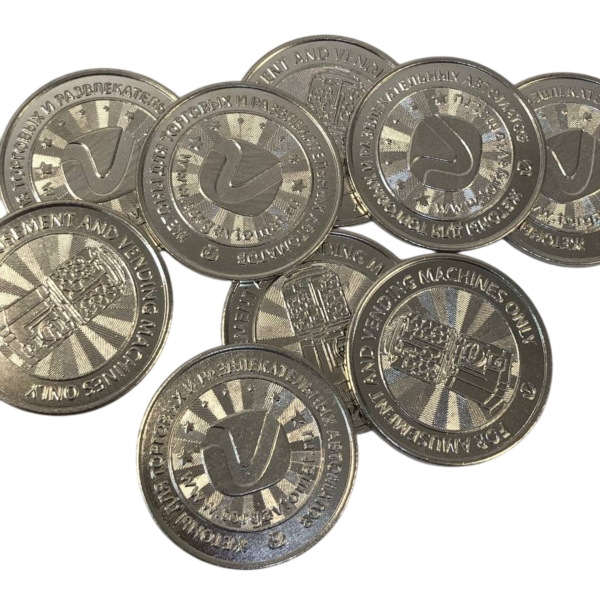 1125 Жетон "Торгавтомат" 28,6 мм серебристый