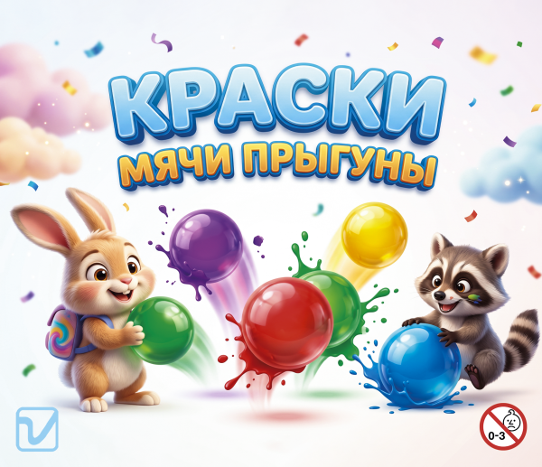 Мячи-прыгуны "Краски" 