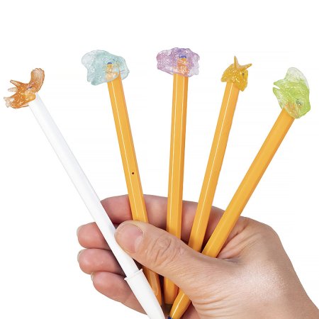 Игрушки в капсулах 34 мм "Динозаврики на карандаш"