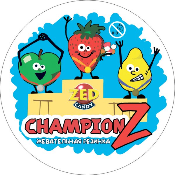 Чемпионы, наклейка (ZED)