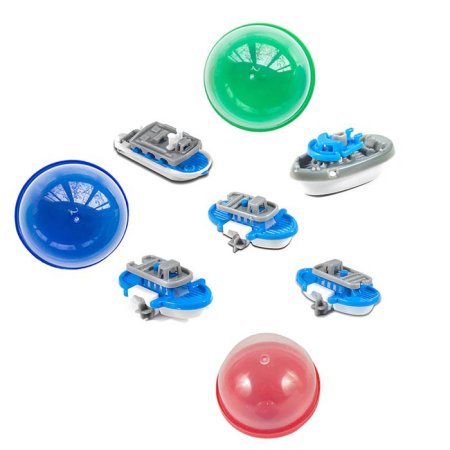 Игрушки  в капсулах 45 мм "Прогулочные яхты"