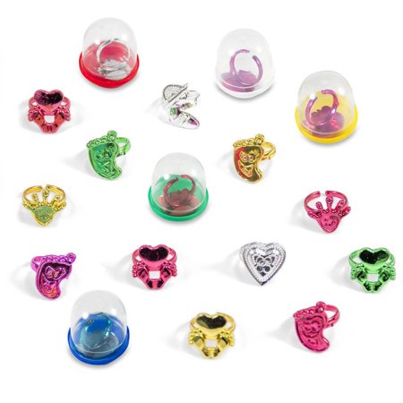  Игрушки в капсулах 28 мм "Прикольные колечки" 