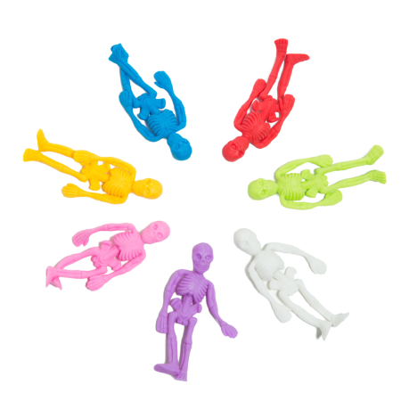 А1900-1 Игрушка "Цветные скелеты" (200 шт/упак)