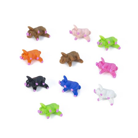 1943G "Цветные свинки" (500 шт./уп.)