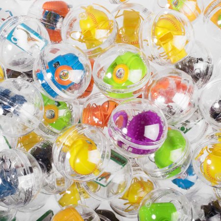 MIX58-5 (капс.с игрушками прозр., круглые 100шт/уп)