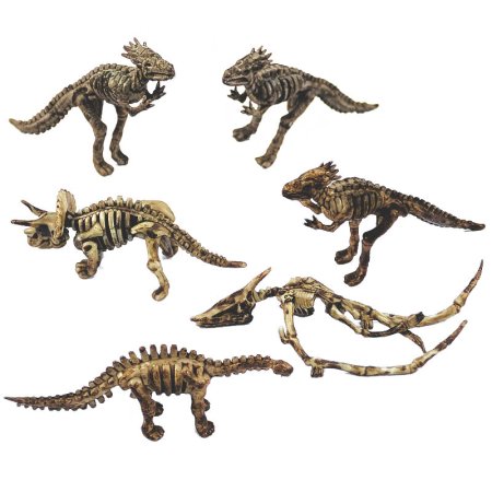 Игрушки  для капсул 45 мм "Скелеты-динозары"