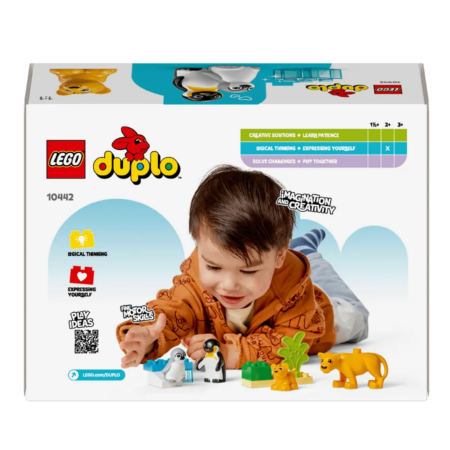 Lego 10442 Duplo "Семейства диких животных: Пингвины и львы"