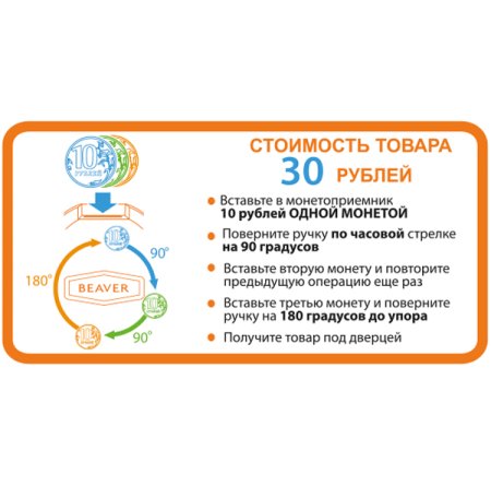 Наклейка инструкция 30 рублей