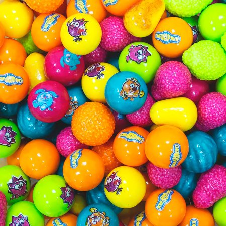 Жевательная резинка с принтом  23 мм  "Смешарики мульти-фрукт (с начинкой)" 