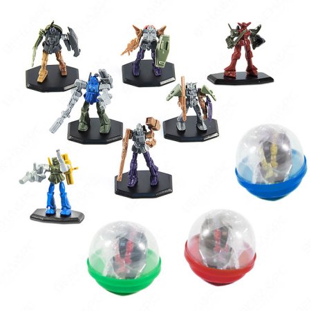 Игрушки в капсулах 45 мм "Отряд роботов"