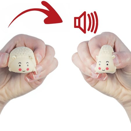 Игрушки в капсулах 45 мм  "Чертик и барашек"