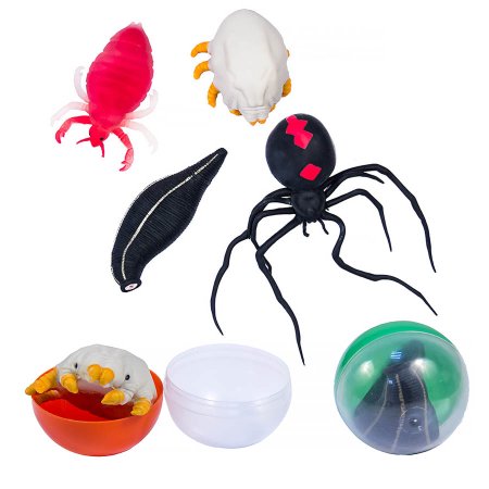 Игрушки  в капсулах 53 мм  "Маленькие монстры"