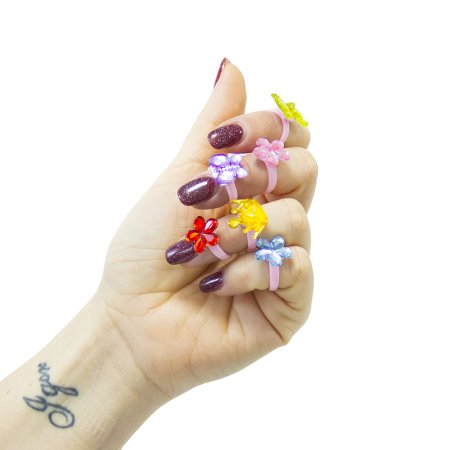 2107G "Цветочки-бантики" (200 шт/упак)