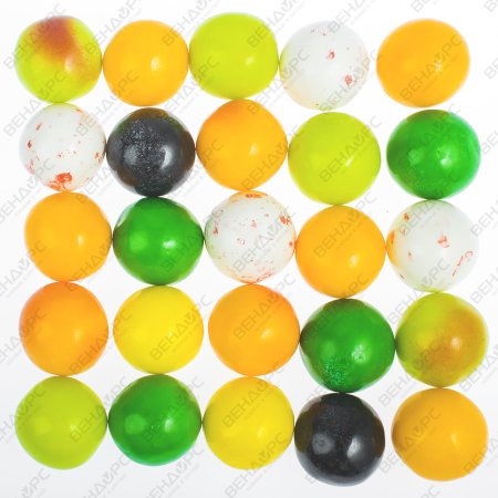 Жевательная резинка для механических торговых автоматов 23 мм "Фруктовое угощение"