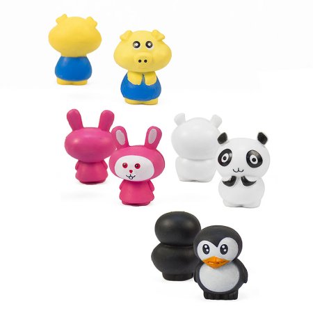Игрушки для капсул 34 мм "Милые зверюшки аниме"