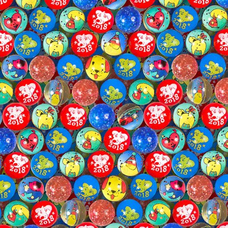 _MIX GH25-17-1 "Новогодний талисман" (300 шт./уп.)