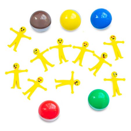 Игрушка в капсулах 34 мм  "Желтый человечек" 