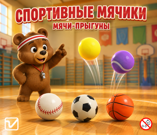 Мячи-прыгуны "Спортивные мячи"