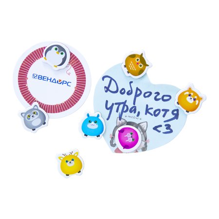 Магнит Мордашки (250 шт/упак)