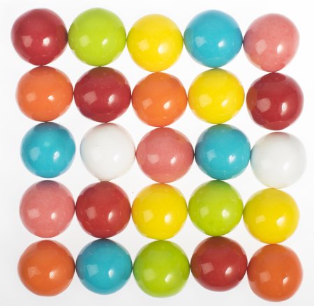 Жевательная резинка для механических торговых автоматов 25 мм "Король пузырей особый"