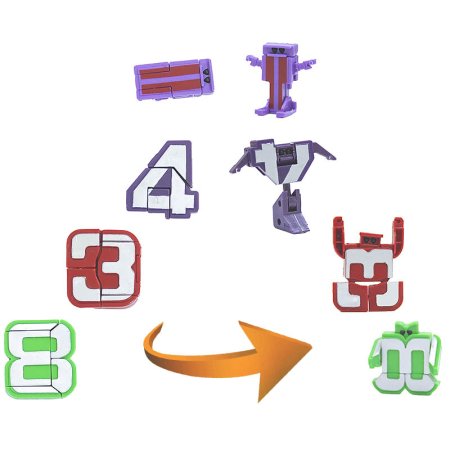 1940G "Цифры-роботы" (60 шт./уп.)