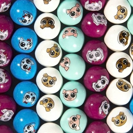 Жевательная резинка  с принтом