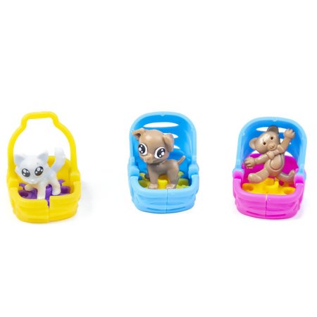 1802G "Зверята в переноске" (200 шт./уп.)