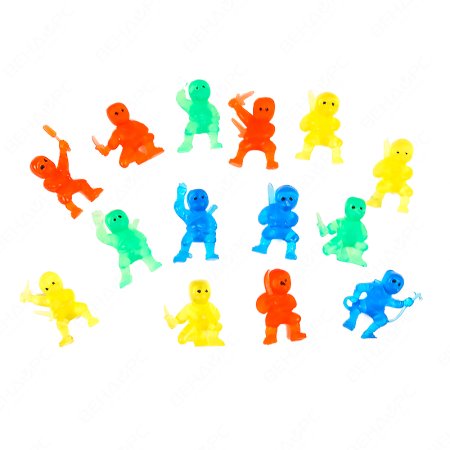 Игрушки для капсул 34 мм "Сказочные существа светящиеся в темноте (Ниндзя)"